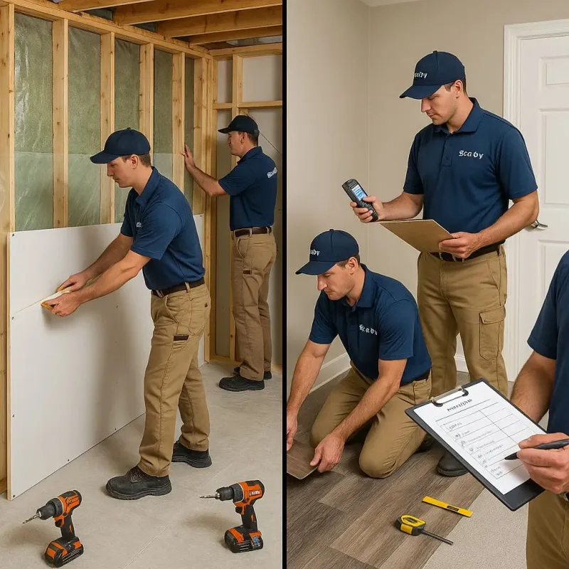 Repairs and Reconstruction process in Gardner, MA