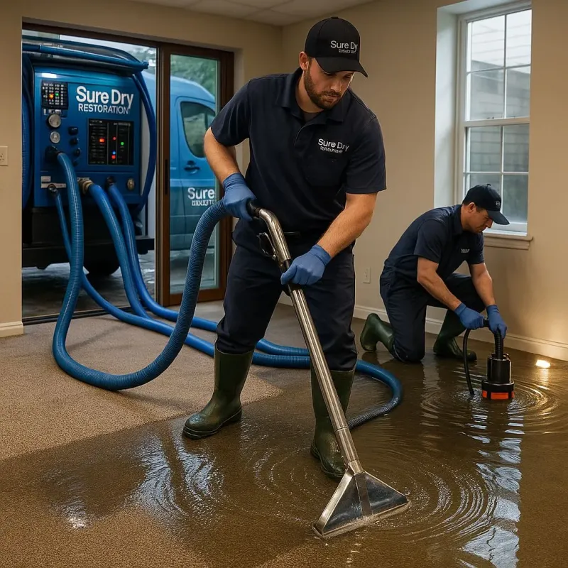 Water Extraction and Removal process in Gardner, MA